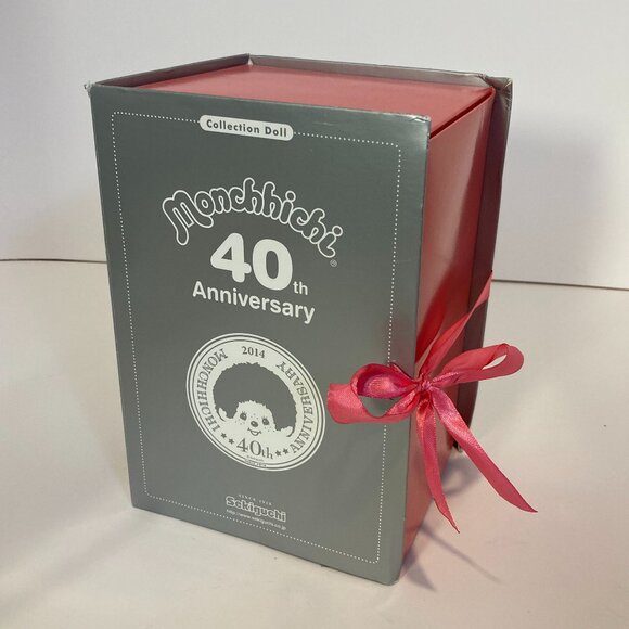 Monchhichi 40th Anniversary Collection Doll Girl Plush Toy Sekiguchi Japan New - Picture 2 of 13